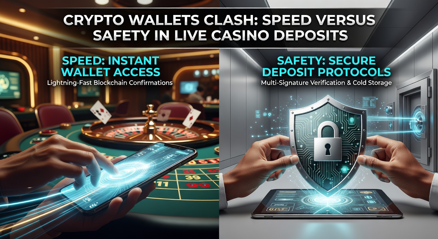 Graph comparing average deposit times and security breach rates for hot versus cold crypto wallets in live casino environments, based on 2026 industry data