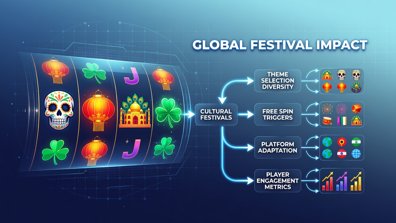 Cultural festivals influencing digital slot themes and bonus mechanics