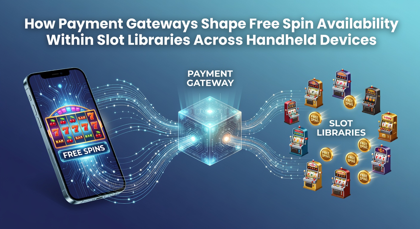 Illustration showing payment gateway integration with mobile slot interfaces and free spin promotions